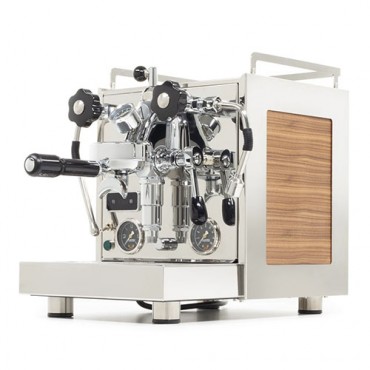 Profitec Pro 600 Dual Boiler Espresso Machine with Flow Control - Walnut Quarter Cut