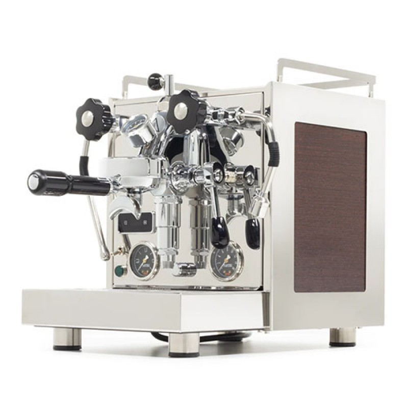 Profitec Pro 600 Dual Boiler Espresso Machine with Flow Control - Wenge Quarter Cut