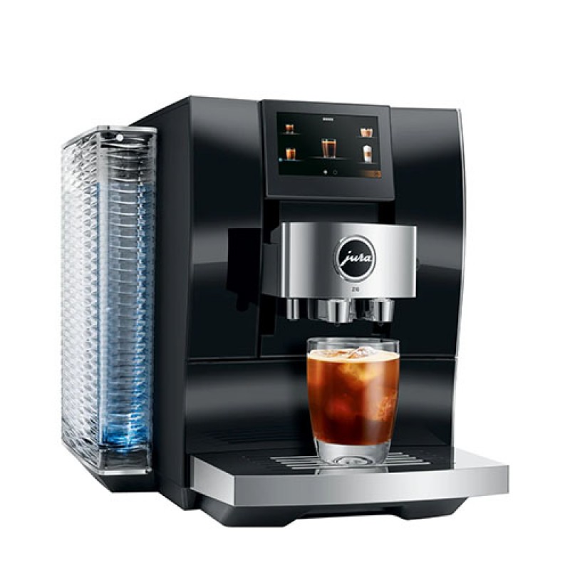 JURA Z10 Super-Automatic Espresso Machine in Diamond Black