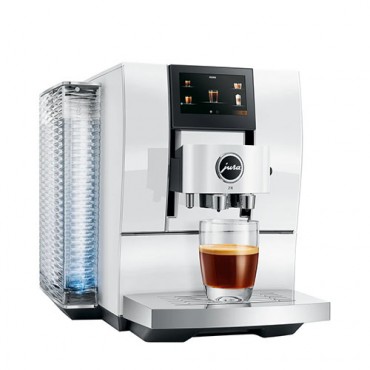 JURA Z10 Super-Automatic Espresso Machine in Diamond White