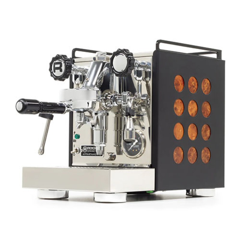 Rocket Espresso Appartamento Serie Nera Espresso Machine - Elm Carpathian Burl