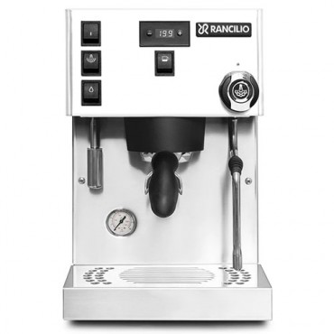 Rancilio Silvia Pro X Dual Boiler Espresso Machine in White