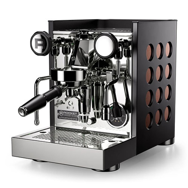 Rocket Espresso Appartamento TCA Espresso Machine - Black and Copper
