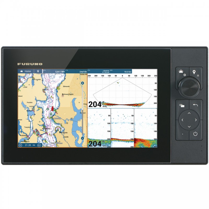 Furuno - NavNet TZtouch3 9" Hybrid Control MFD with Single Channel CHIRP™ Sonar