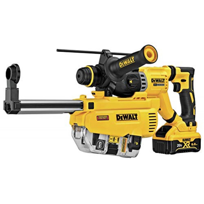 DEWALT 20V MAX Rotary Hammer DCH263R2DH, SDS Plus, L-Shape, 1-1/8-In